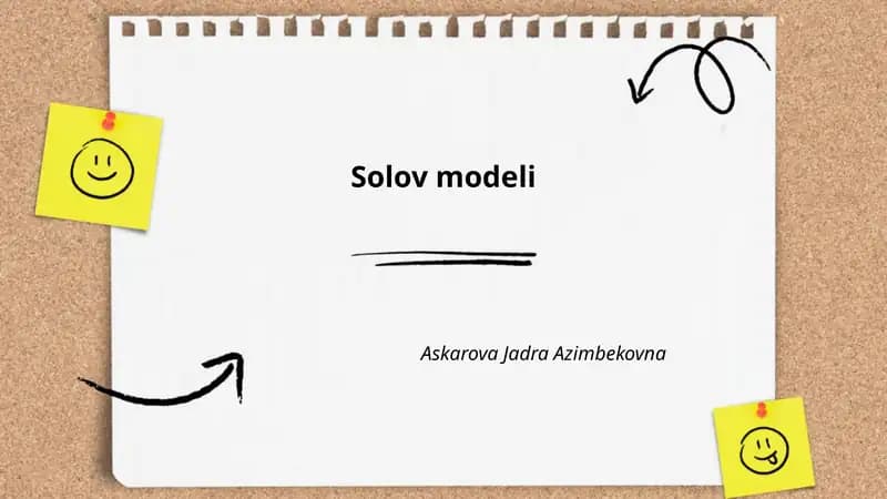 Solov modeli