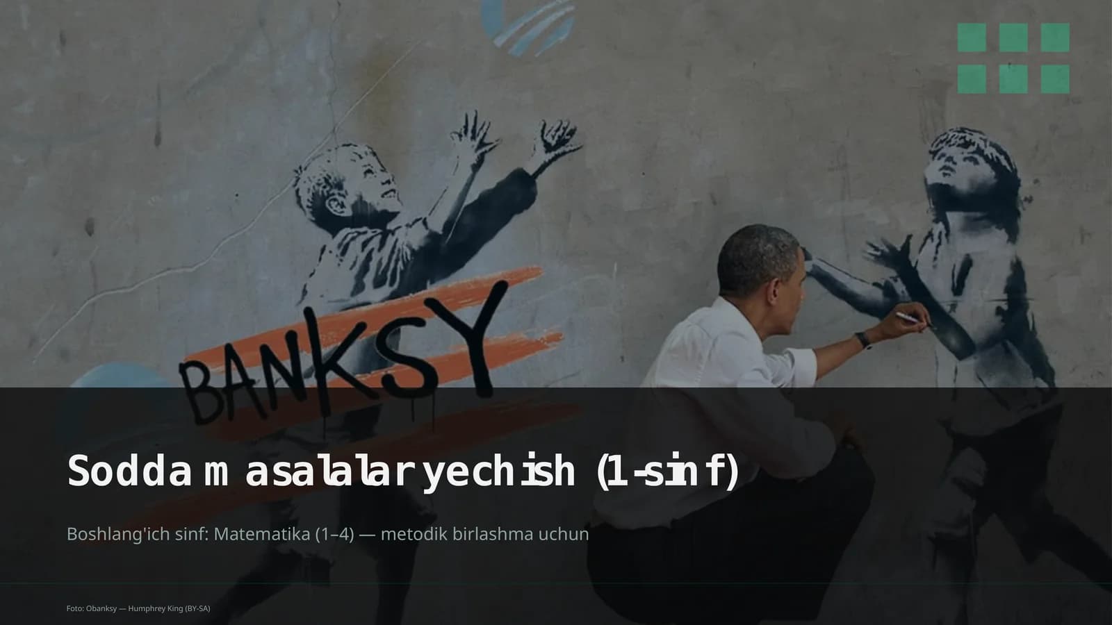 Sodda masalalar yechish (1-sinf)