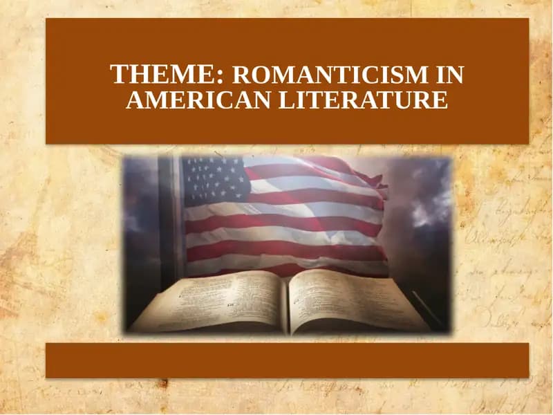 American Romanticism