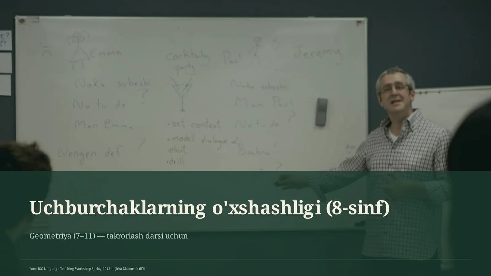 Uchburchaklarning o'xshashligi (8-sinf)