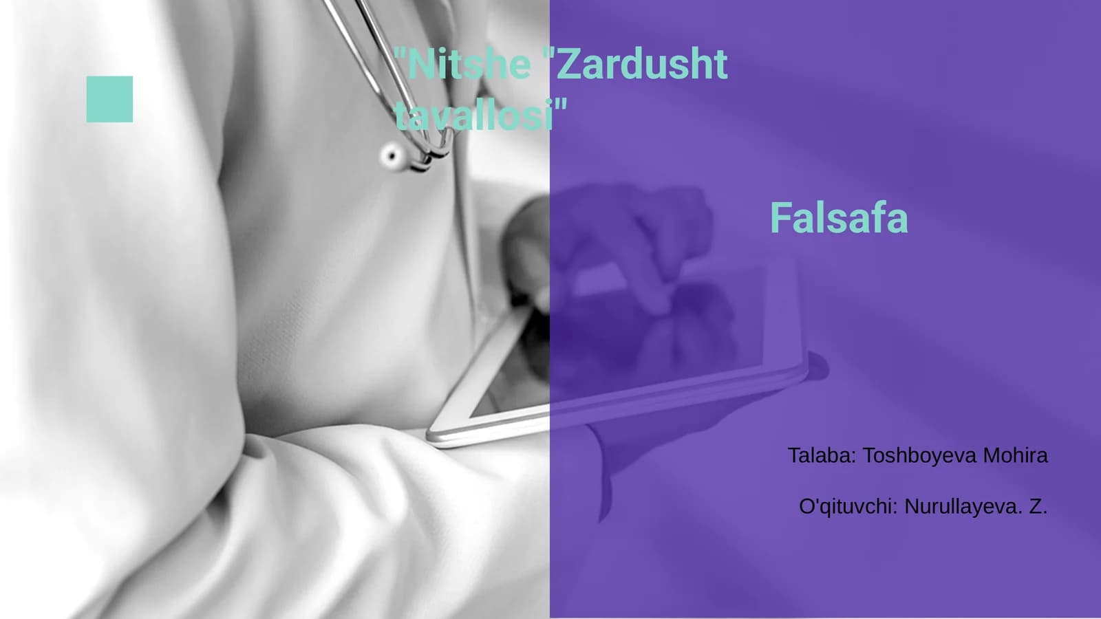 Nitshe "Zardusht tavallosi"