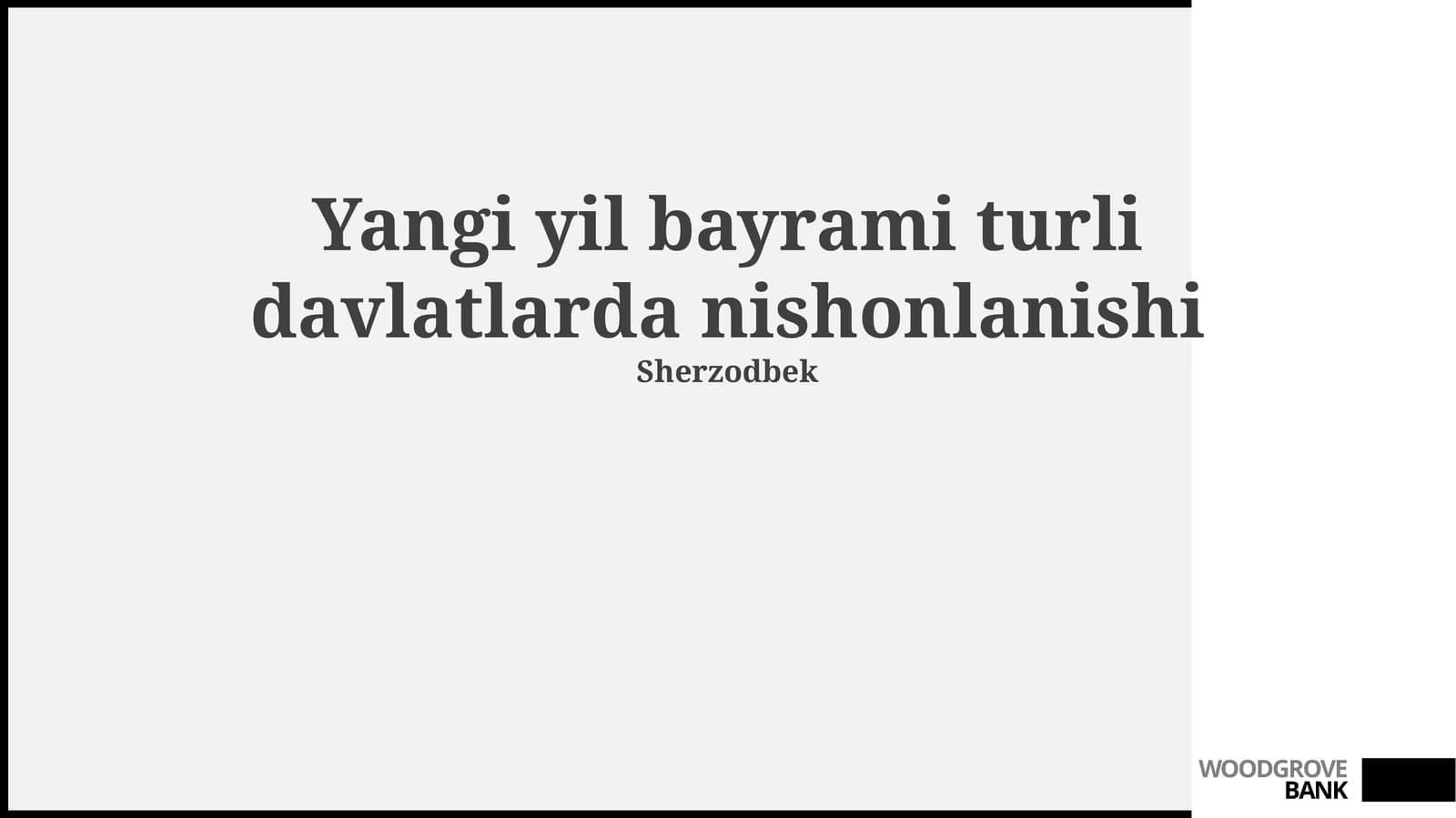 Yangi yil bayrami turli davlatlarda nishonlanishi