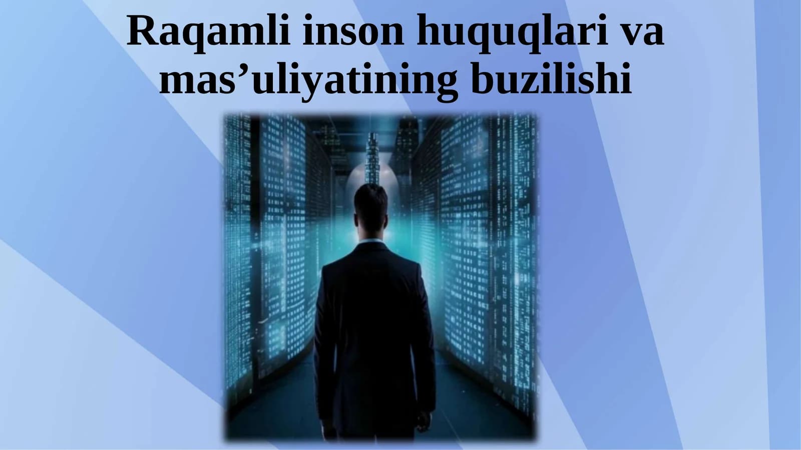 Raqamli inson huquqlari va mas’uliyatining buzilishi.
