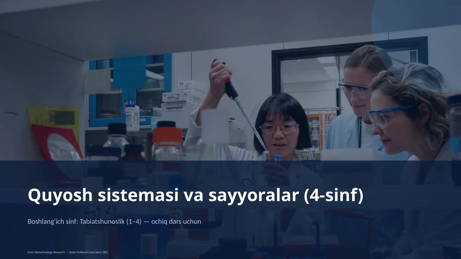 Quyosh sistemasi va sayyoralar (4-sinf)