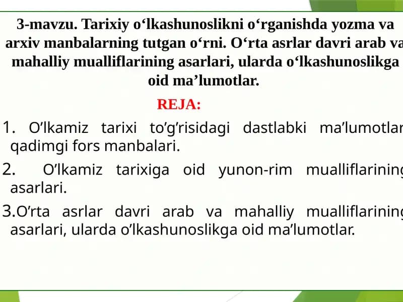 Tarixiy o‘lkashunoslik