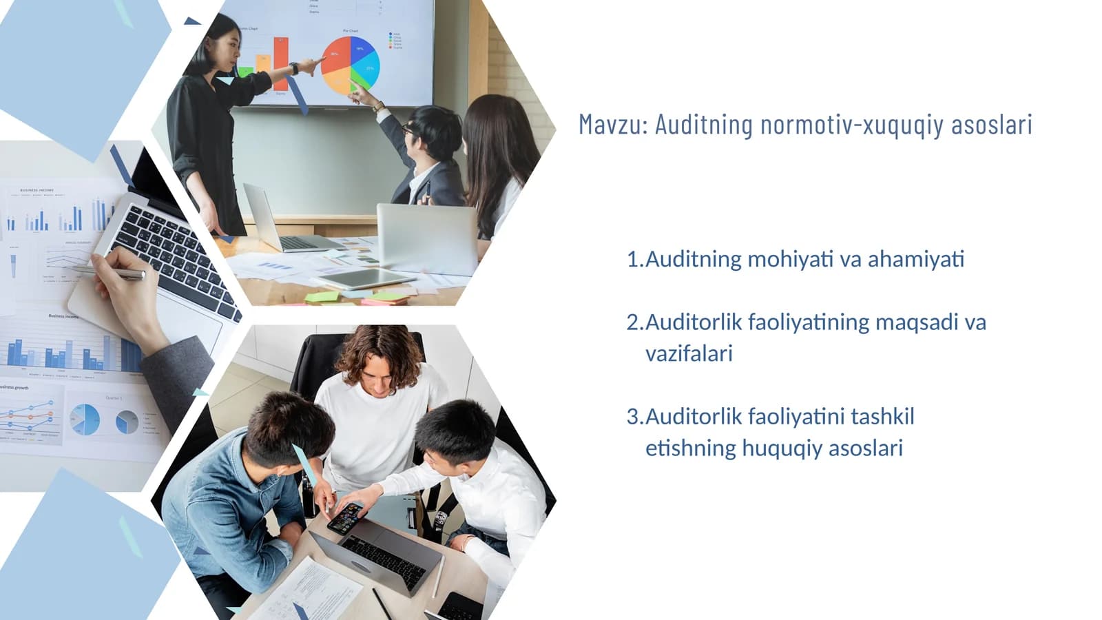 Auditning normotiv-xuquqiy asoslari