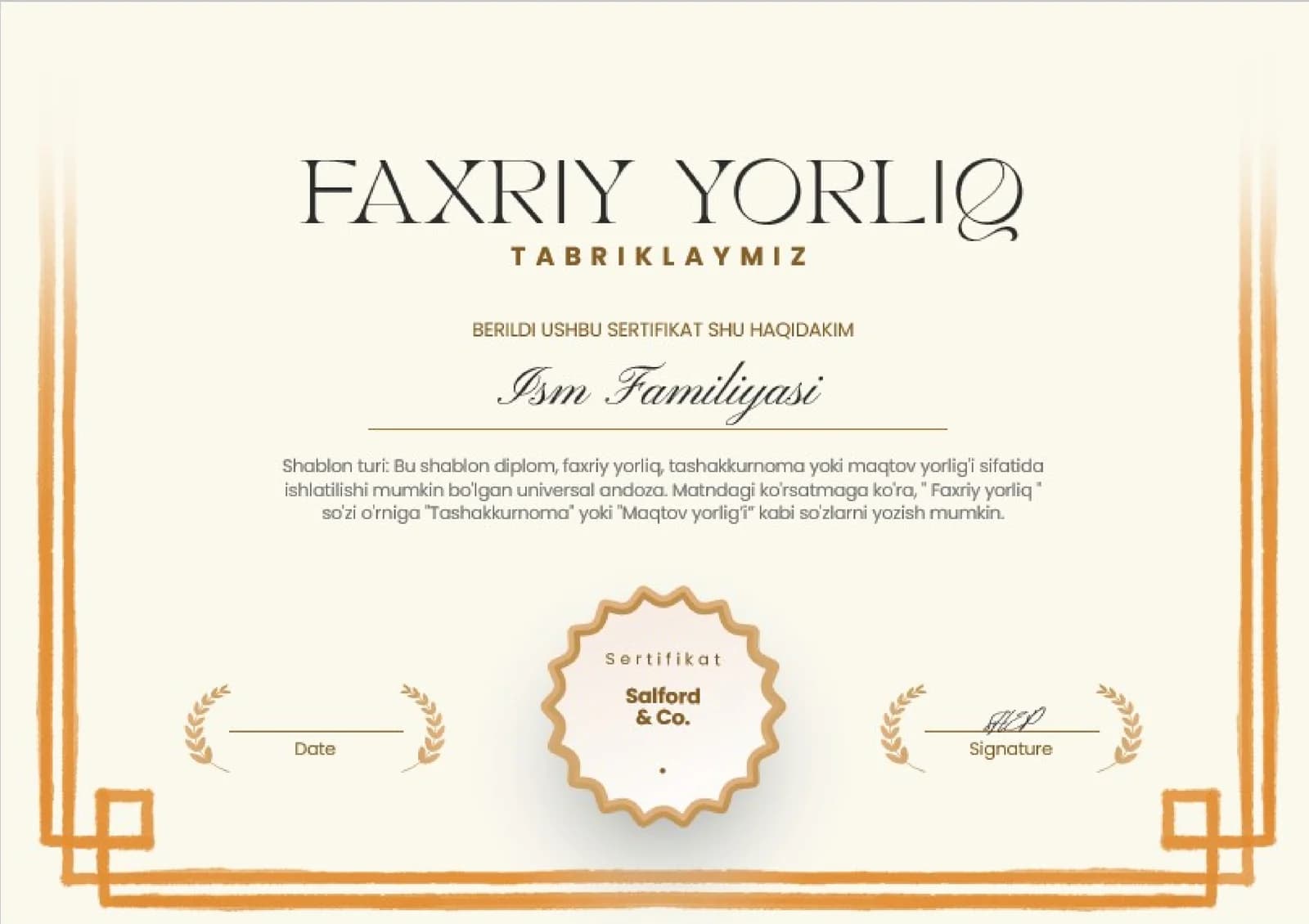 FAXRIY YORLIQ