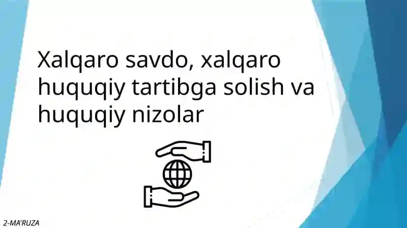 Xalqaro huquq va huquqiy tartib