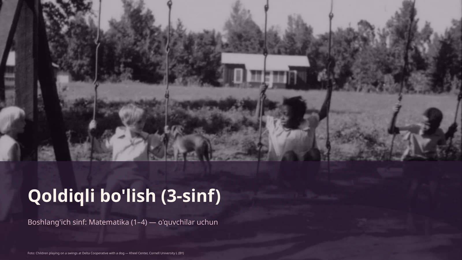 Qoldiqli bo'lish (3-sinf)