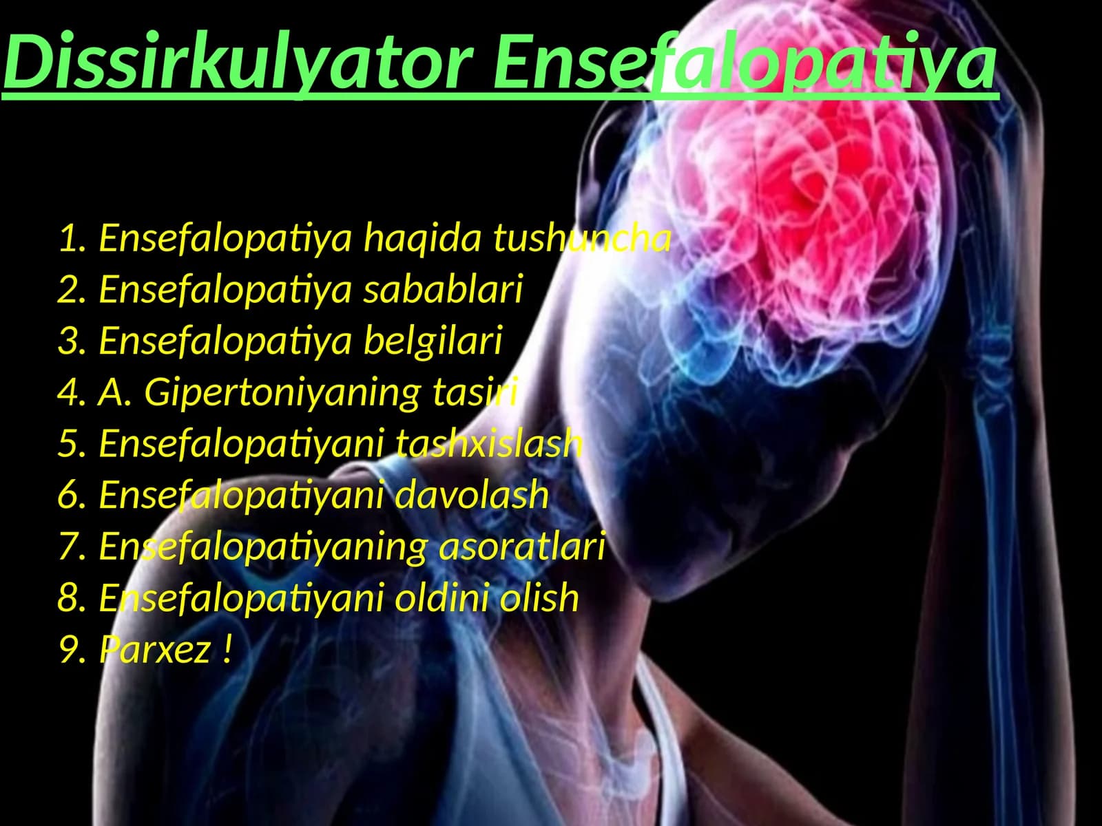 Disirkulyator ensefalopatiya