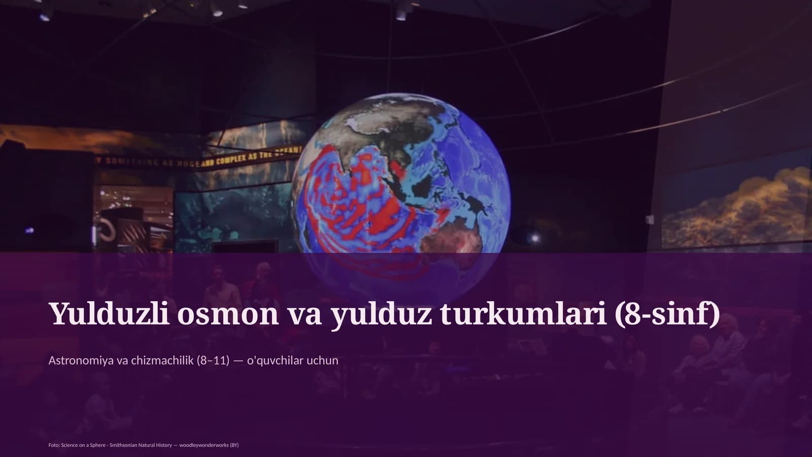 Yulduzli osmon va yulduz turkumlari (8-sinf)