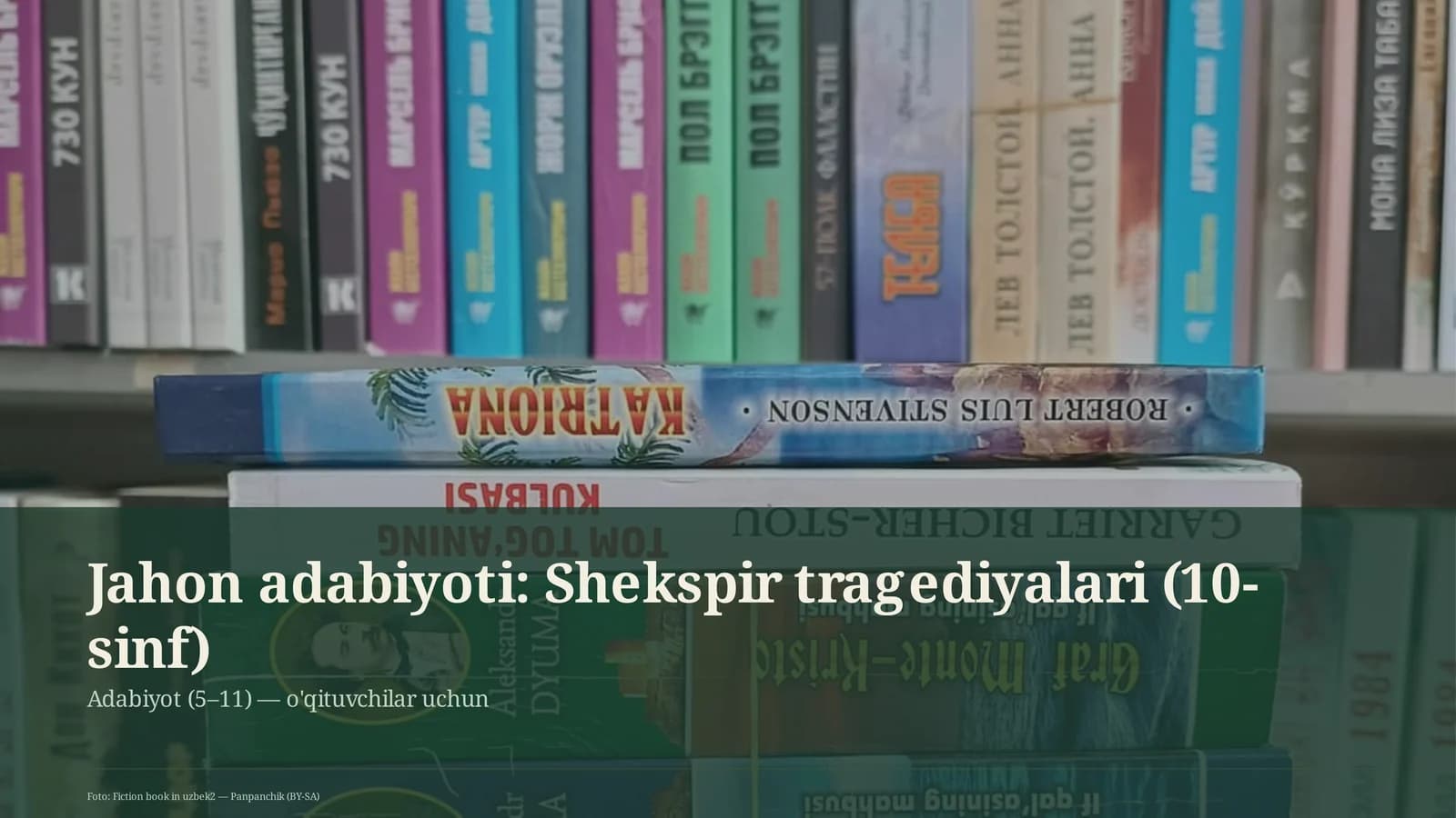 Shekspir tragediyalari (10-sinf)