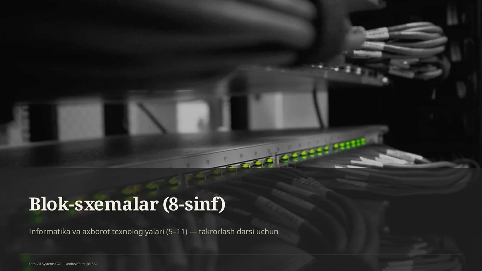 Blok-sxemalar (8-sinf)