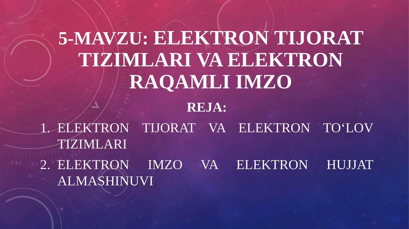 Elektrontijorattizimlarivaelektronraqamliimzo