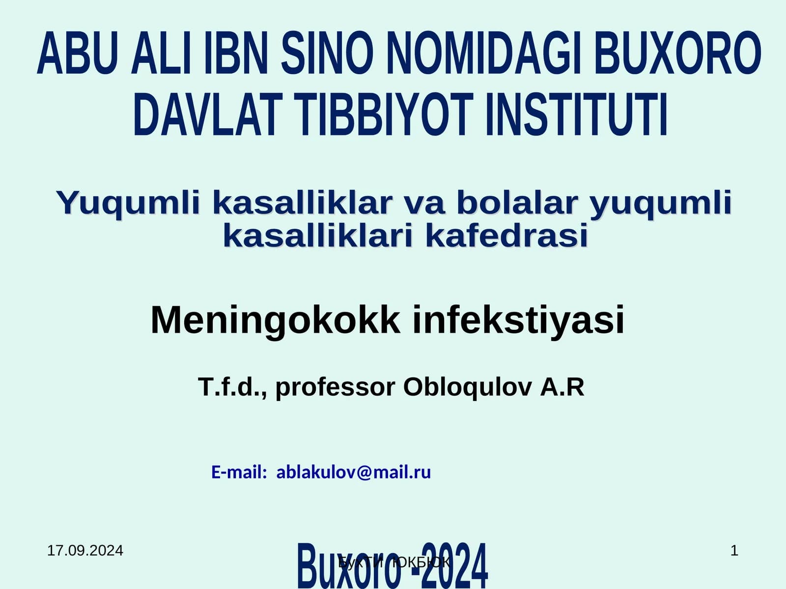 Meningokokk infekstiyasi