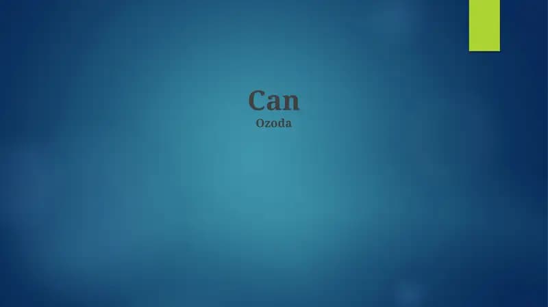 The Versatile Can: From History to Modernity
