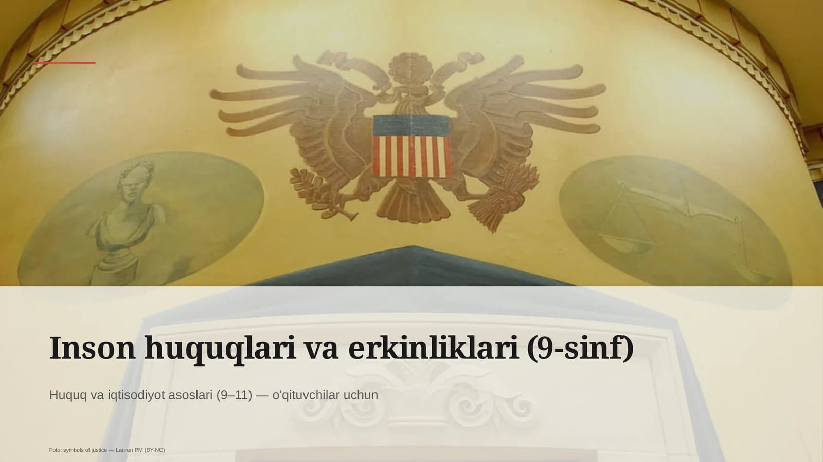 Inson huquqlari va erkinliklari (9-sinf)