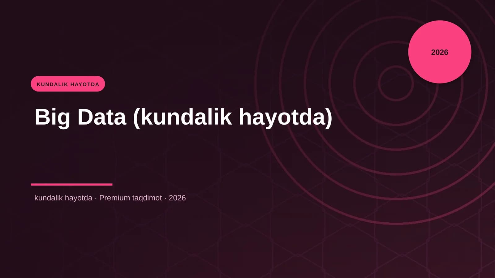 Big Data (kundalik hayotda)