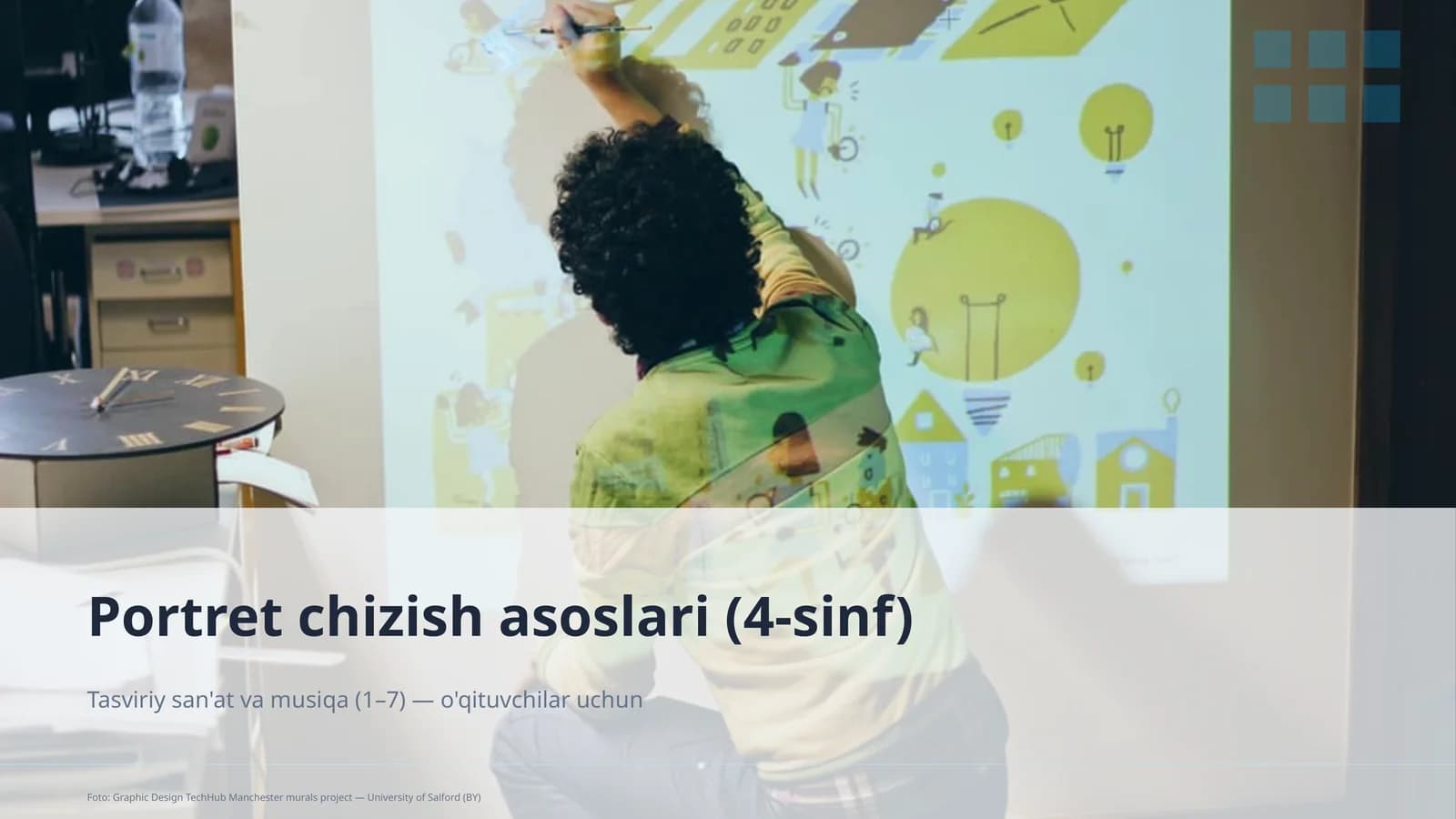 Portret chizish asoslari (4-sinf)