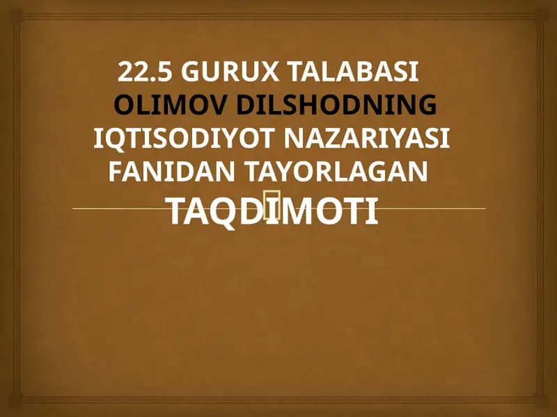 FIZIOKRATLAR