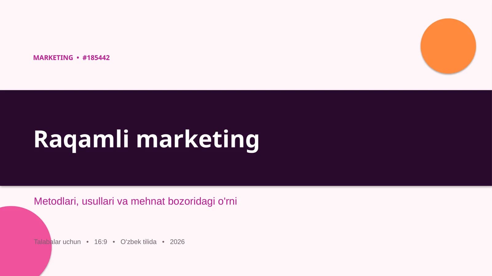 Raqamli marketing