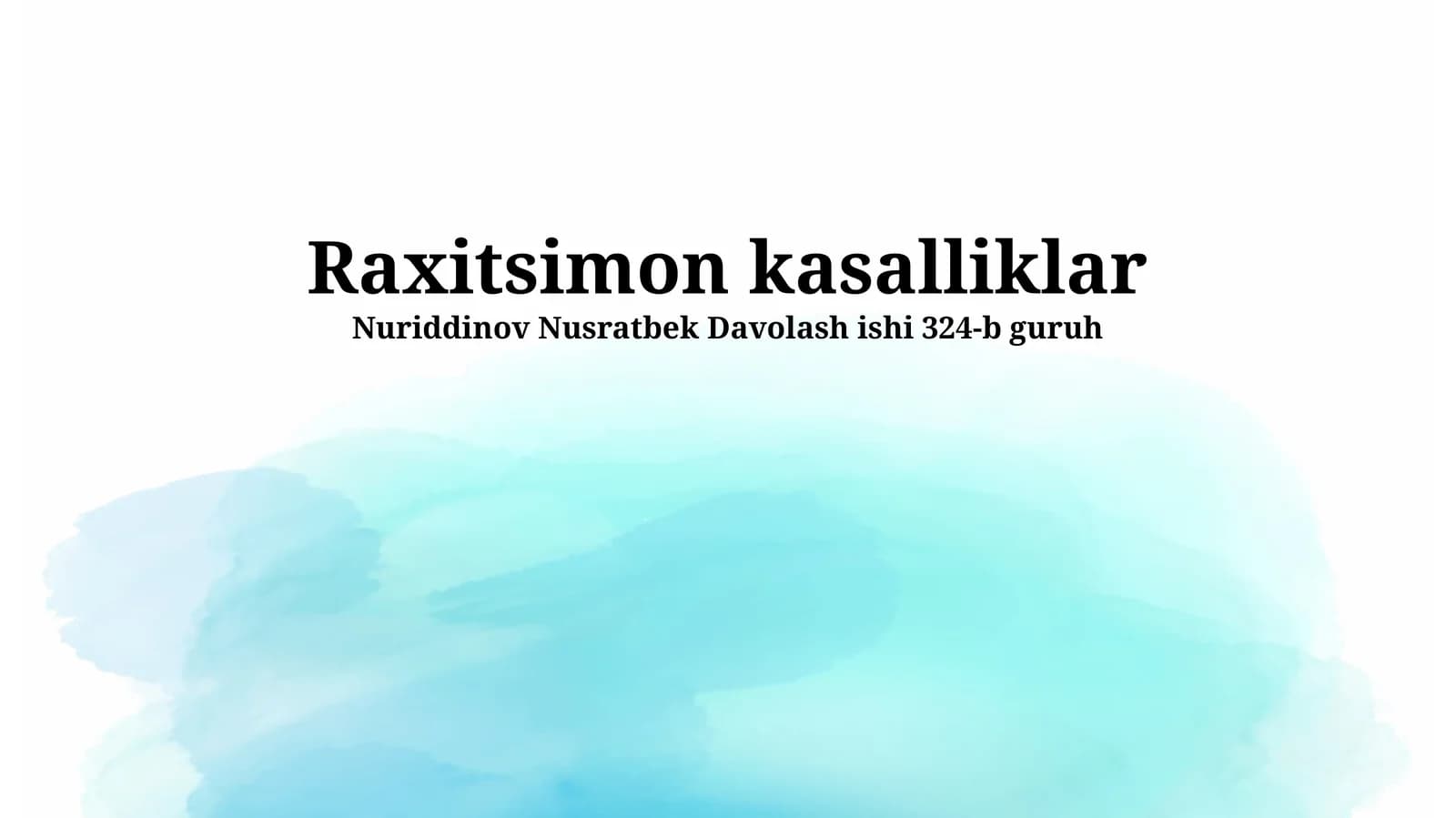 Raxitsimon kasalliklar