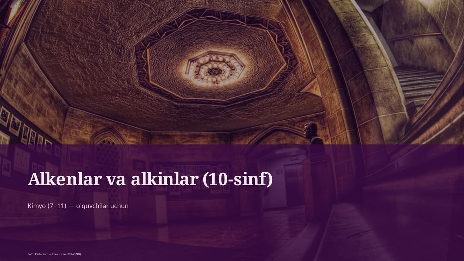 Alkenlar va alkinlar (10-sinf)