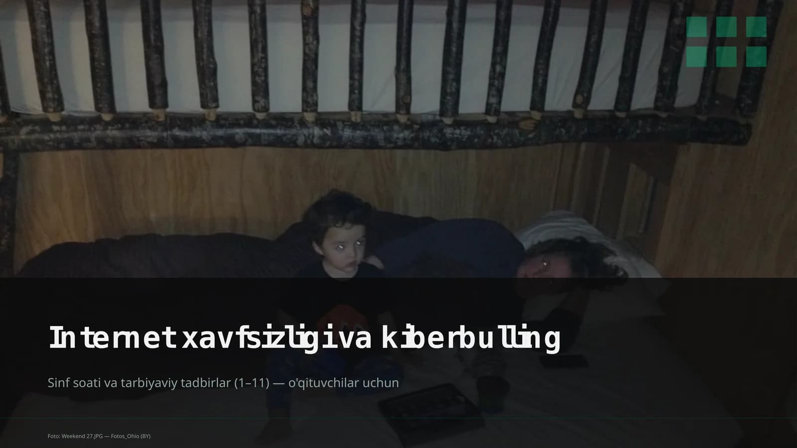 Internet xavfsizligi va kiberbulling