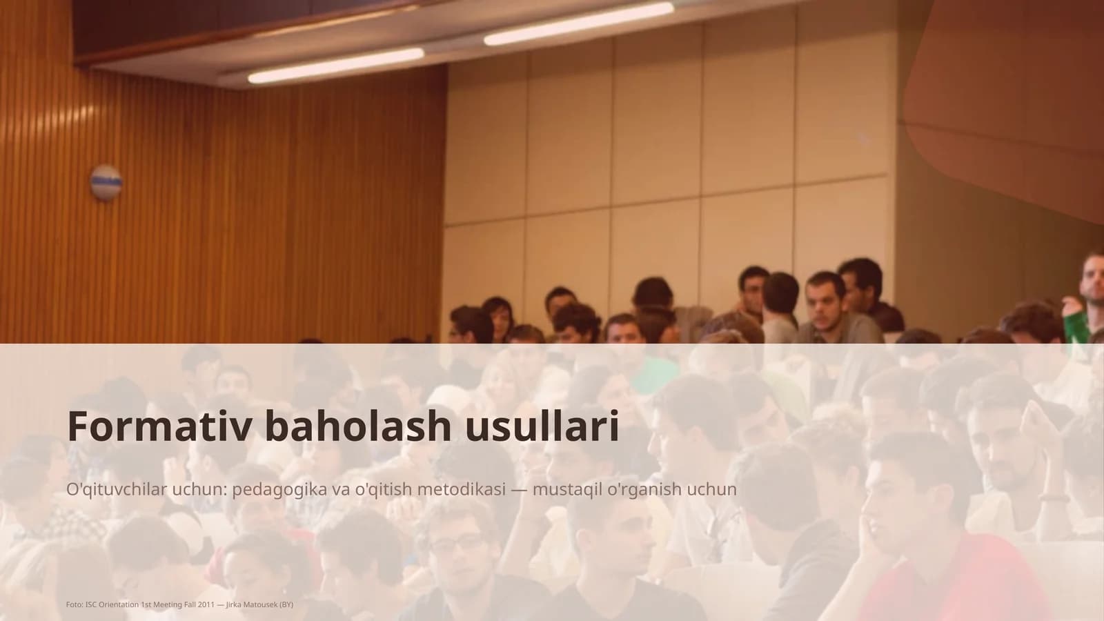 Formativ baholash usullari