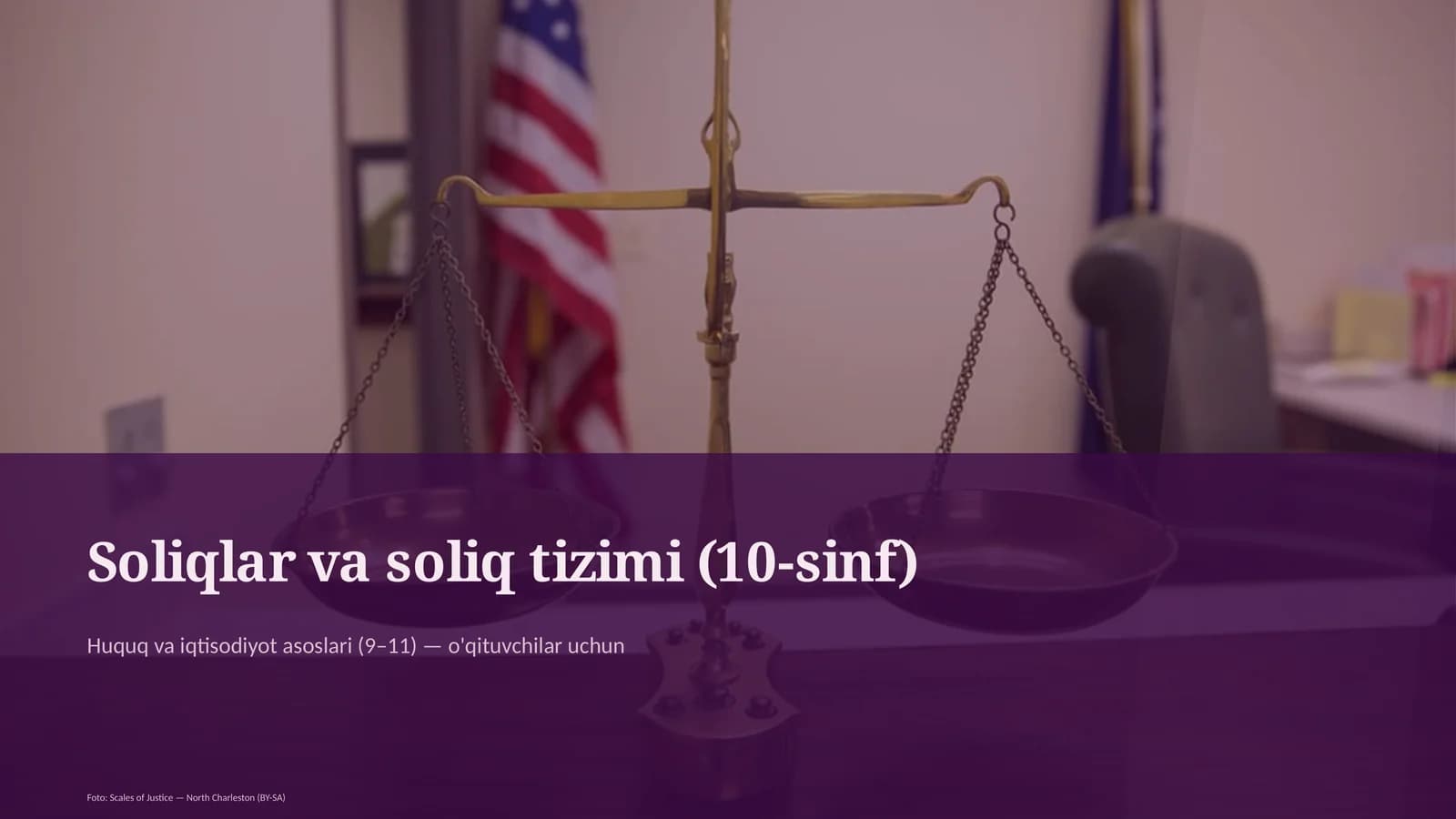 Soliqlar va soliq tizimi (10-sinf)