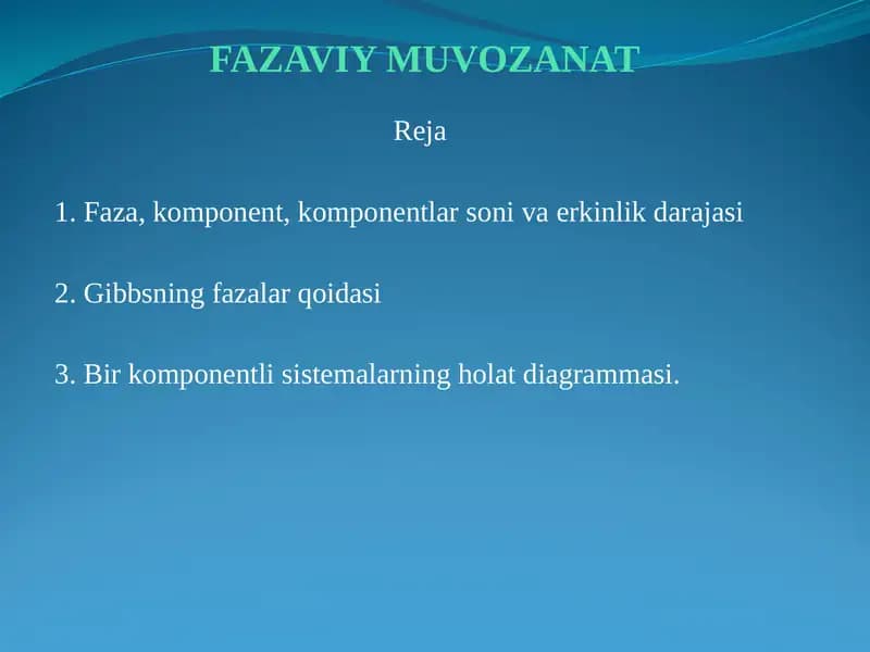 FAZAVIY MUVOZANAT