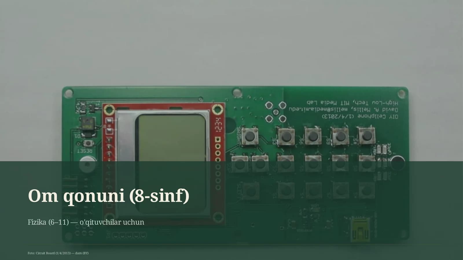 Om qonuni (8-sinf)