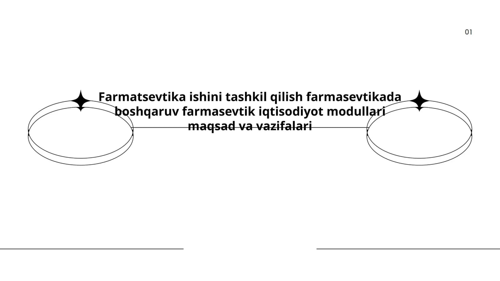 Farmatsevtika ishini tashkil qilish farmasevtikada boshqaruv farmasevtik iqtisodiyot modullari maqsad va vazifalari