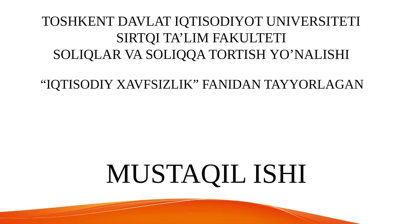 Shaxsning IjtimoiyIqtisodiyXavfsizligini Ta'minlash Yo'llari va Vositalari