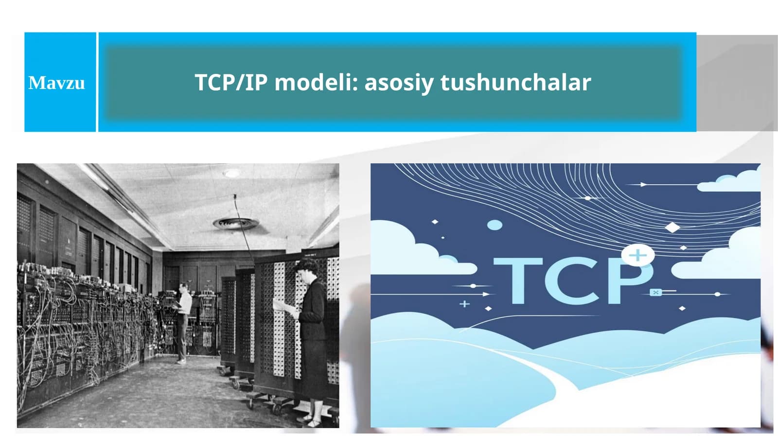 TCP/IP modeli: asosiy tushunchalar