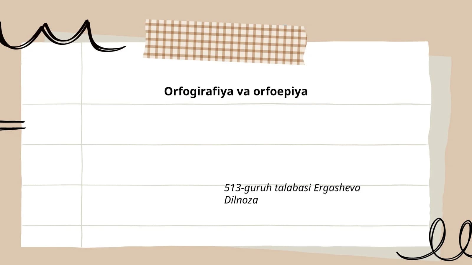 Orfogirafiya va orfoepiya