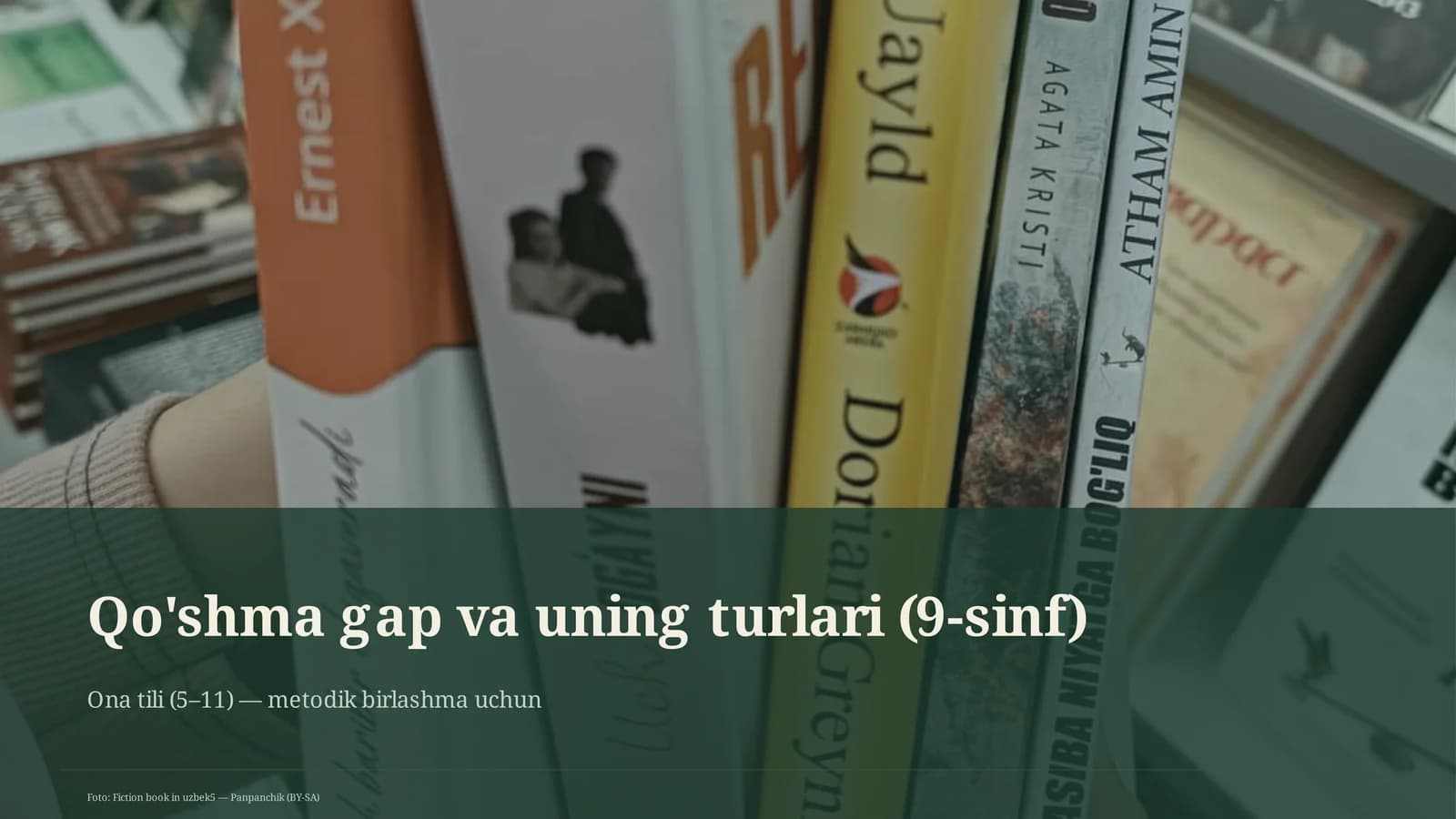 Qo'shma gap va uning turlari (9-sinf)