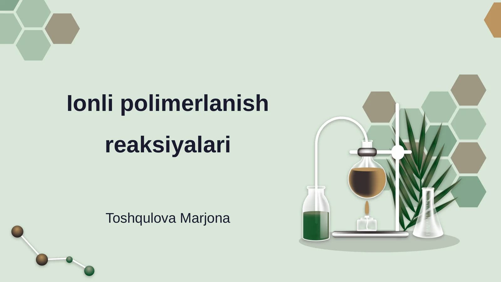 Ionli polimerlanish reaksiyalari