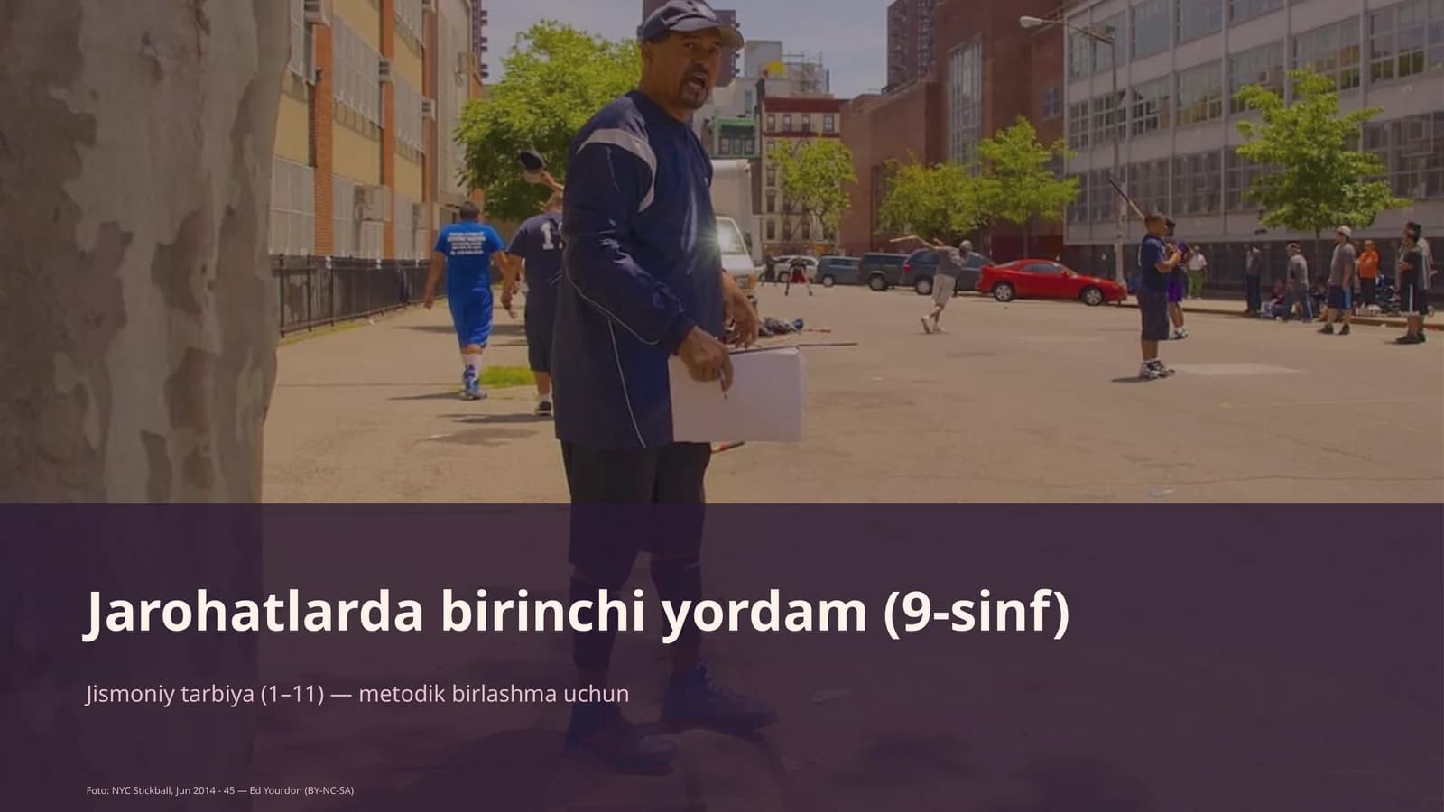 Jarohatlarda birinchi yordam (9-sinf)