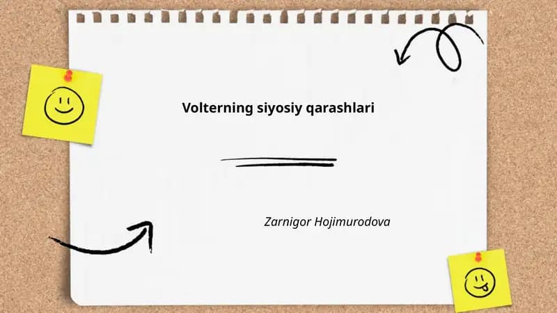 Volterning siyosiy qarashlari