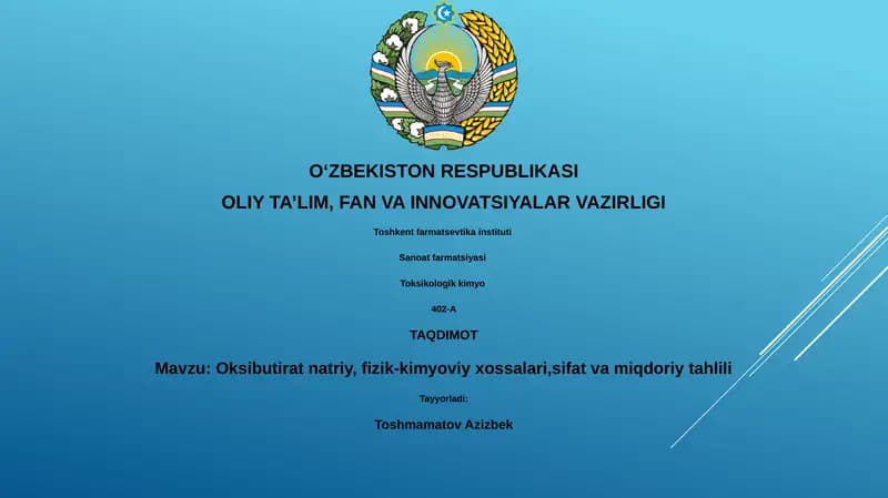 Oksibutirat natriy