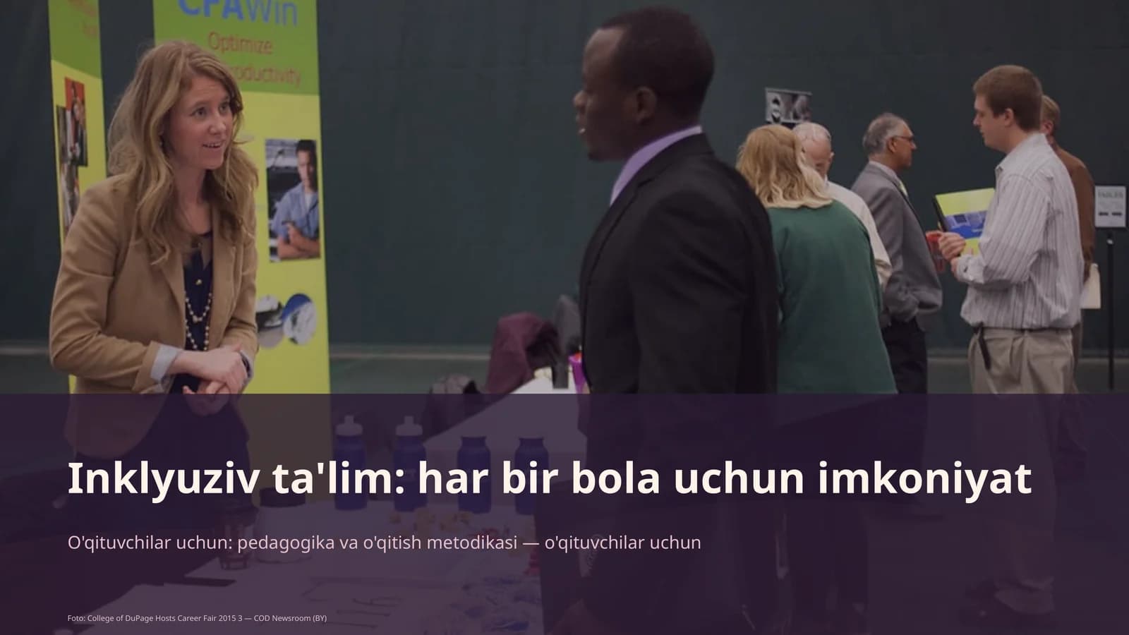 Inklyuziv ta'lim: har bir bola uchun imkoniyat