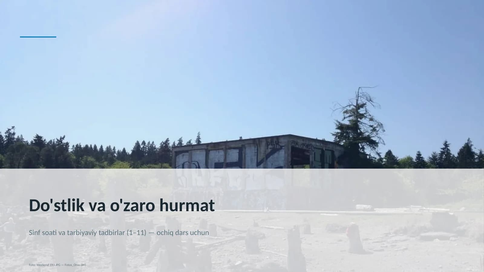 Sinf soati va tarbiyaviy tadbirlar