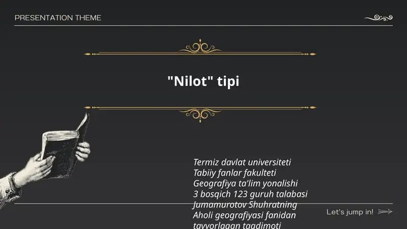 "Nilot" tipi