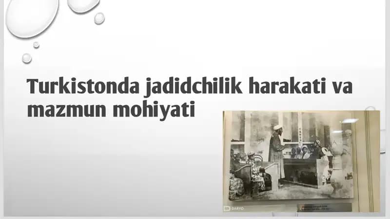 Turkistonda jadidchilik harakati