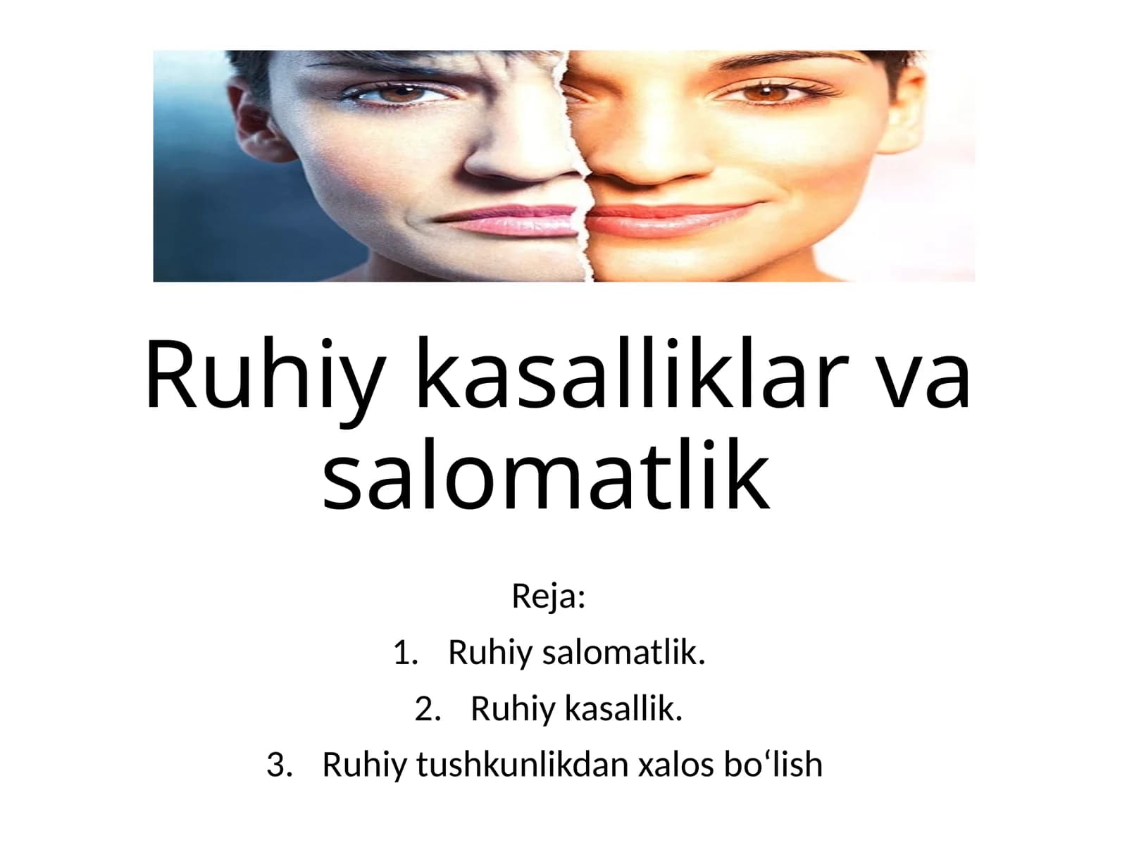 Ruhiy kasalliklar va salomatlik