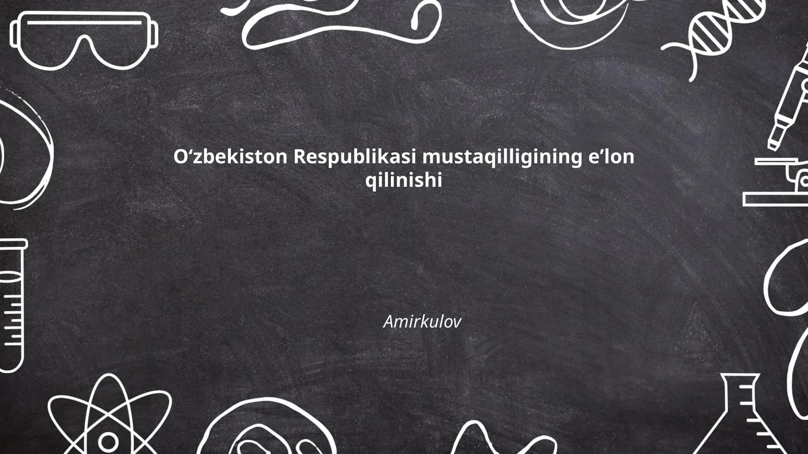 Oʻzbekiston Respublikasi mustaqilligining eʼlon qilinishi