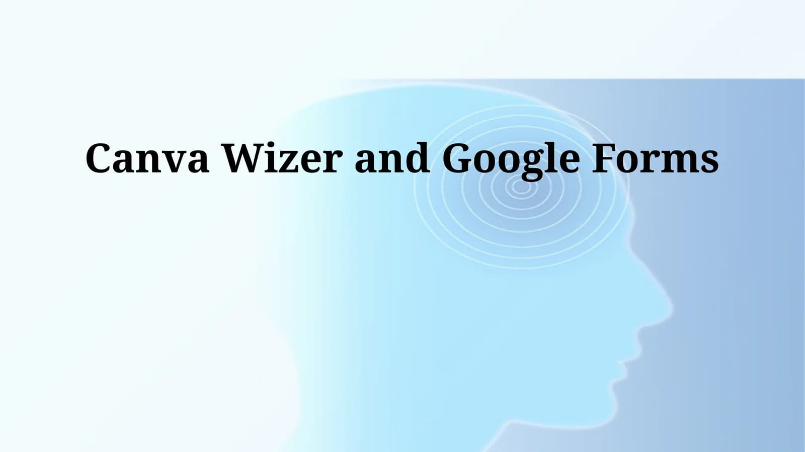 Canva Wizer and Google Forms