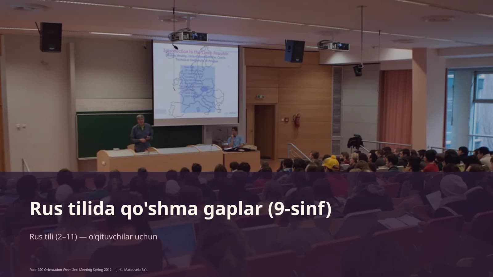 Rus tilida qo'shma gaplar (9-sinf)