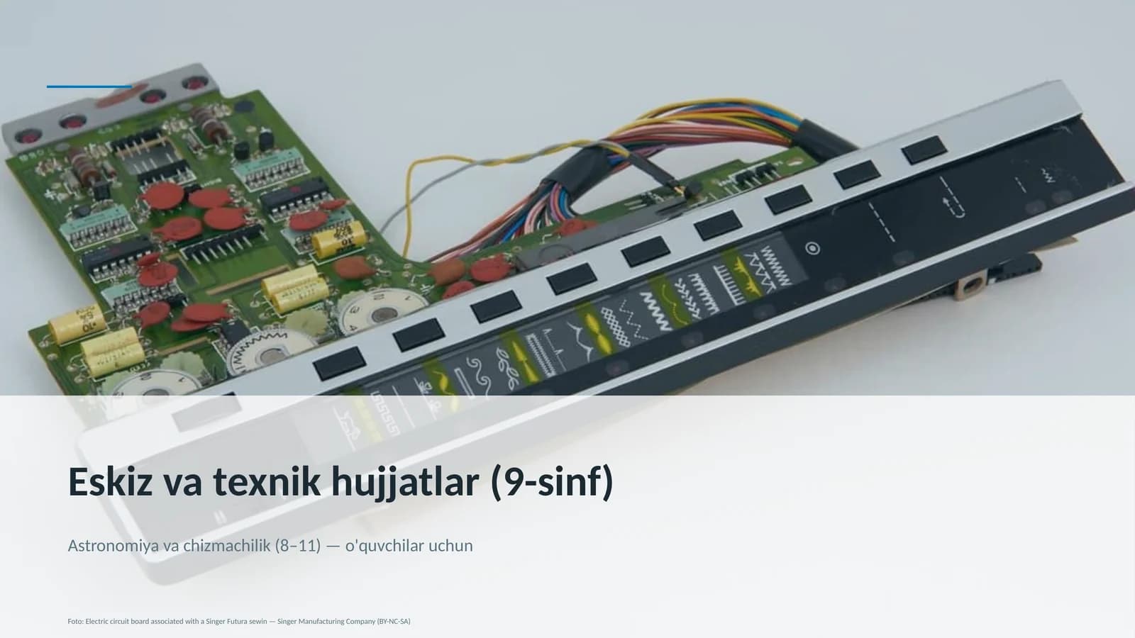 Eskiz va texnik hujjatlar (9-sinf)